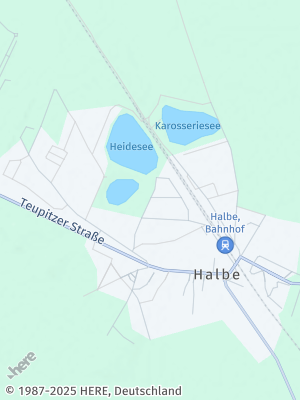 Here Map of Halbe