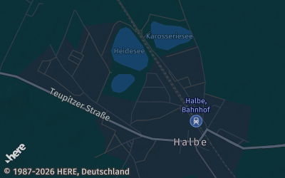 Heizung Map of Halbe