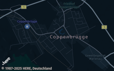 Heizung Map of Coppenbrügge