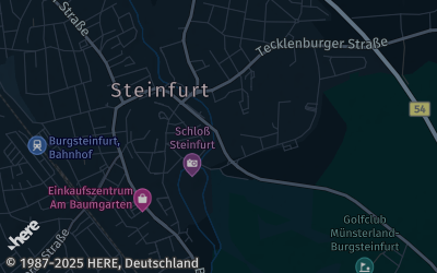 Heizung Map of Steinfurt