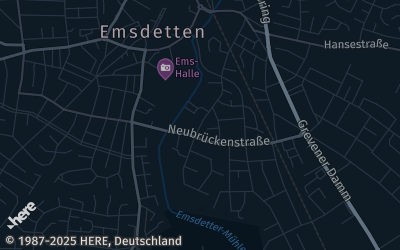 Heizung Map of Emsdetten