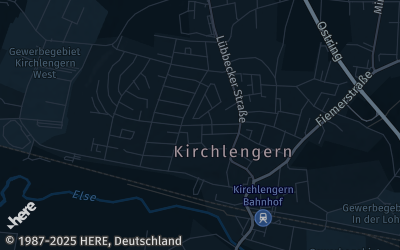 Heizung Map of Kirchlengern