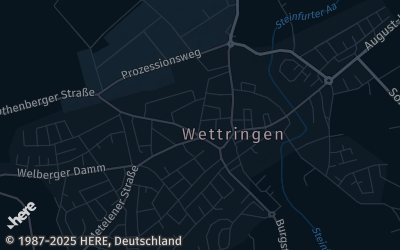 Heizung Map of Wettringen