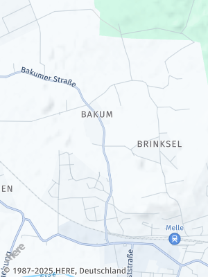 Here Map of Bakum bei Melle