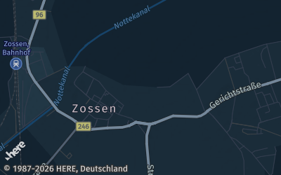 Heizung Map of Zossen bei Berlin