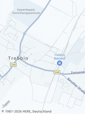 Here Map of Trebbin