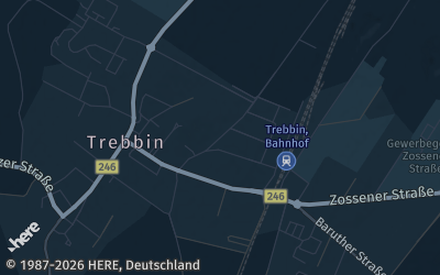 Heizung Map of Trebbin