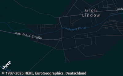 Heizung Map of Groß Lindow
