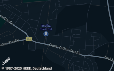 Heizung Map of Beelitz