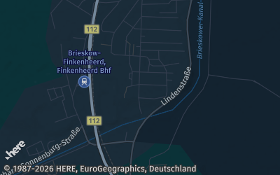 Heizung Map of Brieskow-Finkenheerd