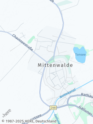 Here Map of Mittenwalde