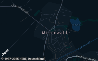 Heizung Map of Mittenwalde