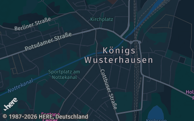 Heizung Map of Königs Wusterhausen