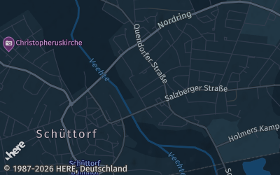 Heizung Map of Schüttorf