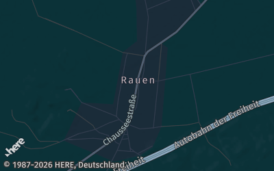 Heizung Map of Rauen bei Fürstenwalde