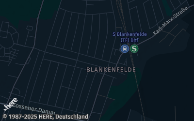 Heizung Map of Blankenfelde-Mahlow