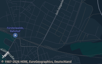 Heizung Map of Fürstenwalde / Spree