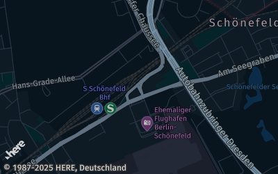 Heizung Map of Schönefeld bei Berlin