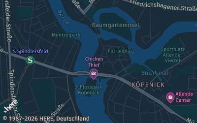Heizung Map of Treptow-Köpenick