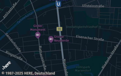 Heizung Map of Tempelhof-Schöneberg