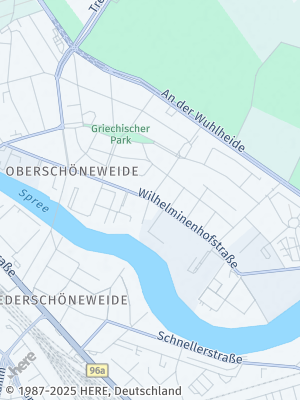 Here Map of Oberschöneweide