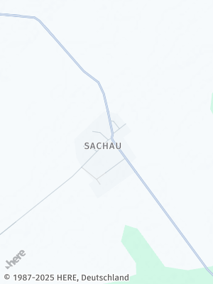 Here Map of Sachau bei Gardelegen