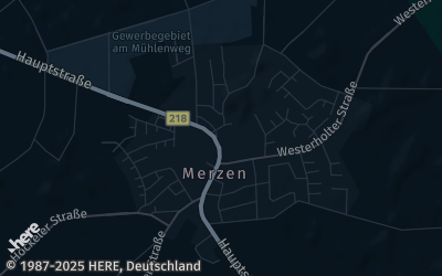 Heizung Map of Merzen