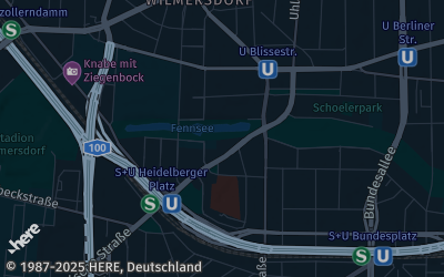 Heizung Map of Wilmersdorf