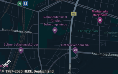 Heizung Map of Kreuzberg