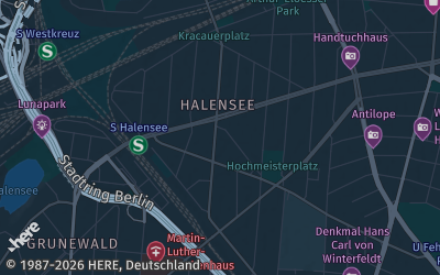 Heizung Map of Charlottenburg-Wilmersdorf
