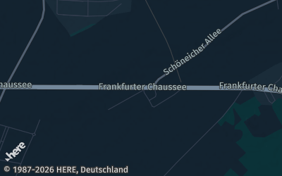 Heizung Map of Fredersdorf-Vogelsdorf