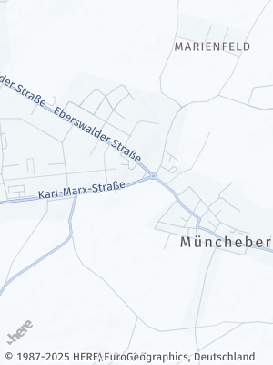 Here Map of Müncheberg