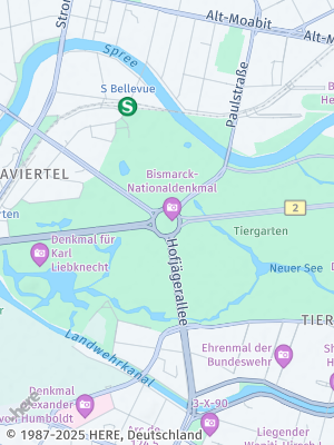 Here Map of Tiergarten