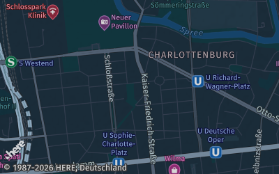 Heizung Map of Charlottenburg