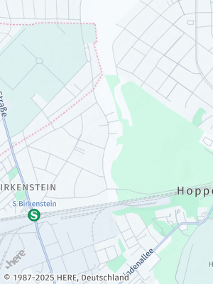 Here Map of Hoppegarten