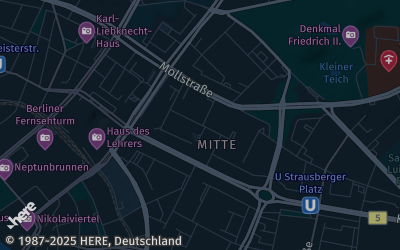 Heizung Map of Mitte
