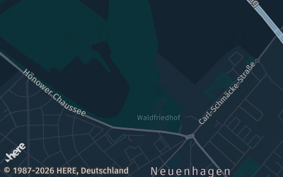Heizung Map of Neuenhagen bei Berlin