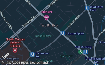 Heizung Map of Wedding