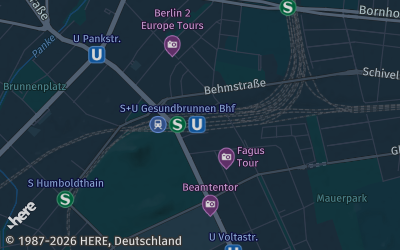 Heizung Map of Gesundbrunnen