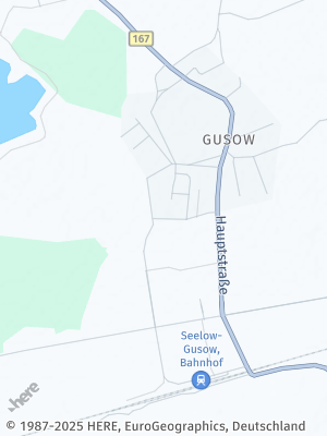 Here Map of Gusow-Platkow