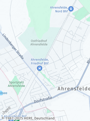 Here Map of Ahrensfelde