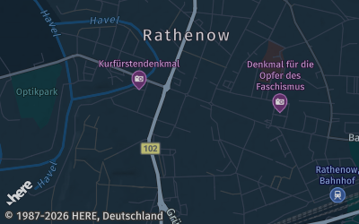 Heizung Map of Rathenow