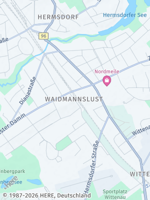 Here Map of Waidmannslust