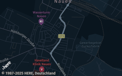 Heizung Map of Nauen