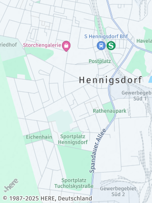 Here Map of Hennigsdorf