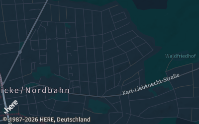 Heizung Map of Glienicke / Nordbahn