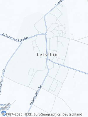 Here Map of Letschin