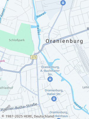 Here Map of Oranienburg