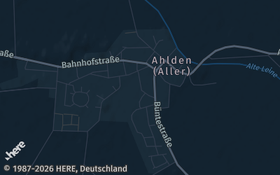 Heizung Map of Ahlden