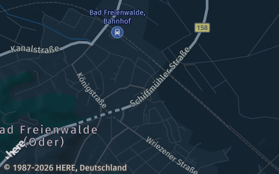 Heizung Map of Bad Freienwalde